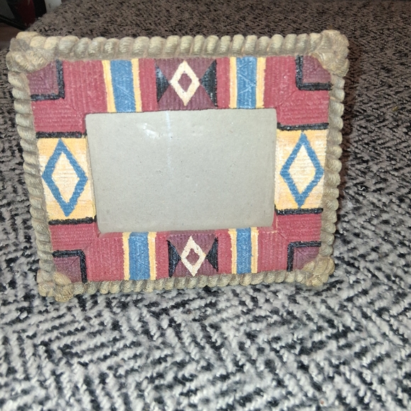 Source Unknown Rustic Multicolor Frame - Picture 3 of 5